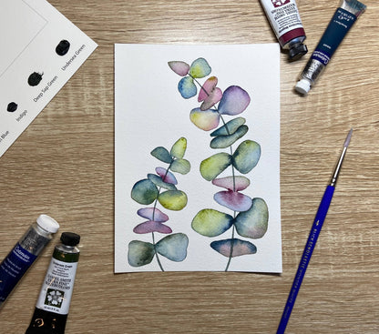 Emily Marie Watercolors - Watercolor Painting Kit: Jewel-Toned Botanicals