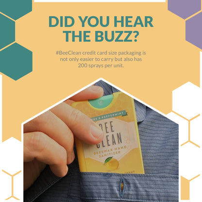 Bee Clean - Bee Clean Organic Beeswax Hand Sanitizer - 12 pack: Mixed - 6 Lavender/6 Citrus