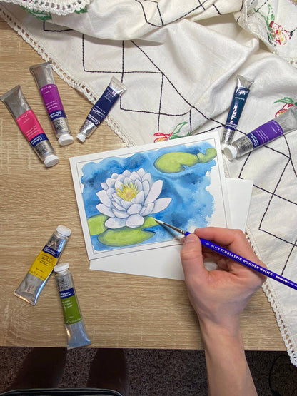 Emily Marie Watercolors - Watercolor Painting Kit: Flowers
