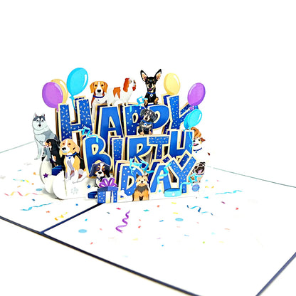 Wonder Paper Art - Dogs 3D Card