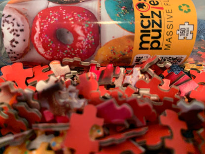 Micro Puzzles - Donuts Mini Jigsaw Puzzle for Food Lovers