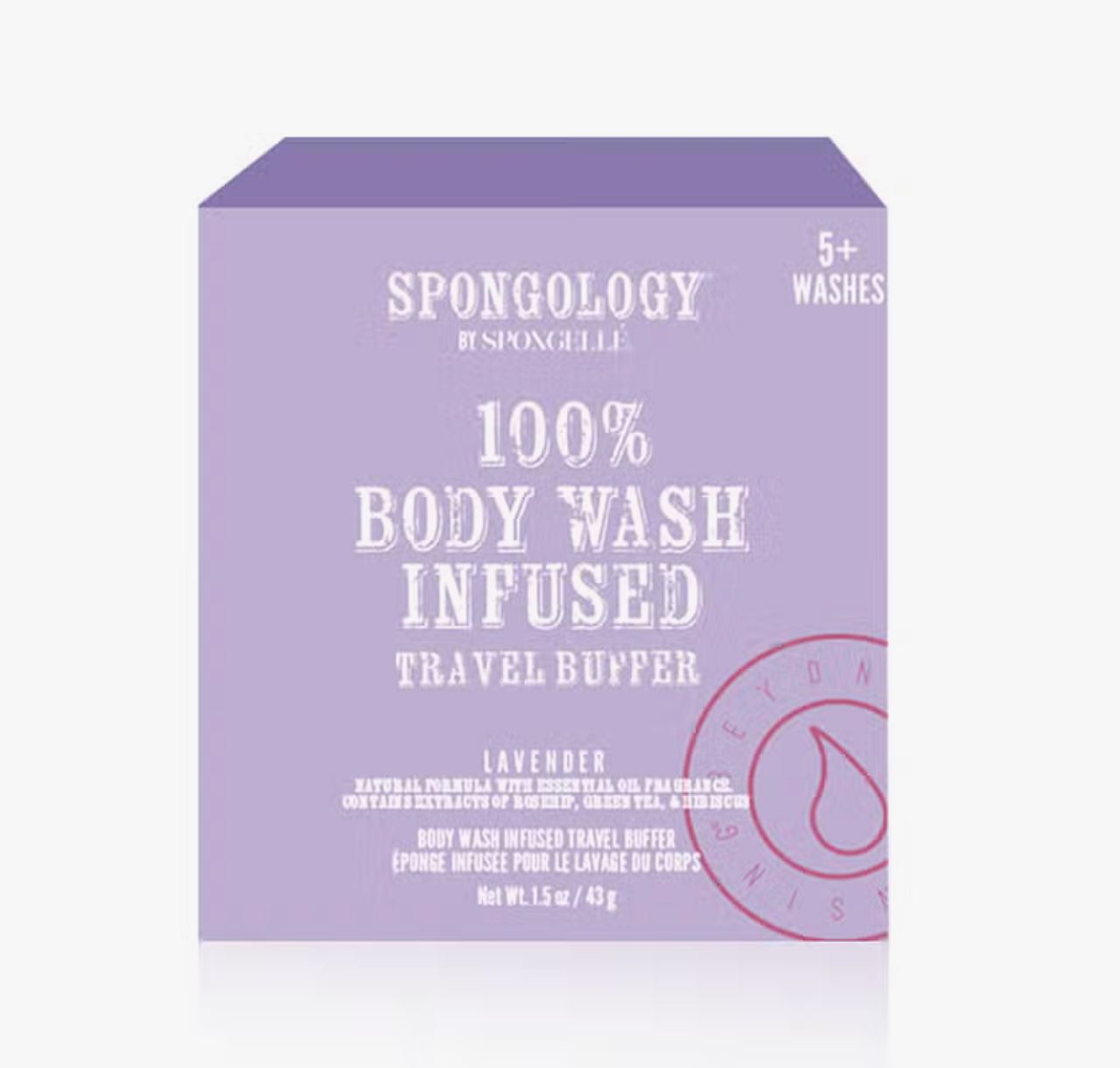 Spongellé - Lavender Spongology Travel Buffer