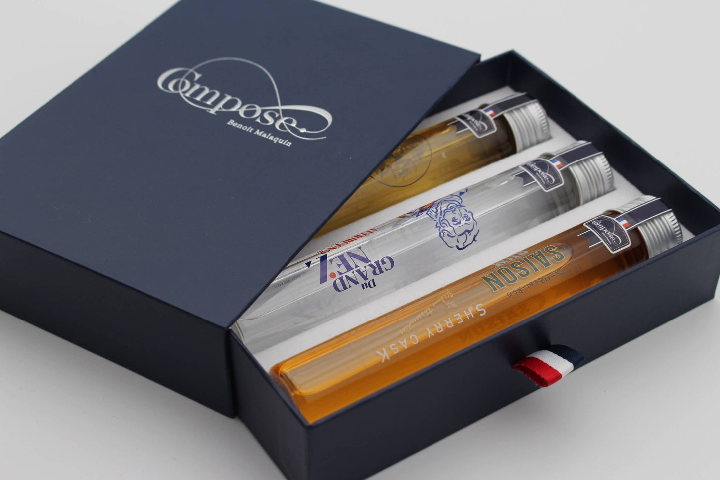 Compose - Coffret Cadeau 3 Spiritueux (1 Rhum - 1 Whisky - 1 Gin)