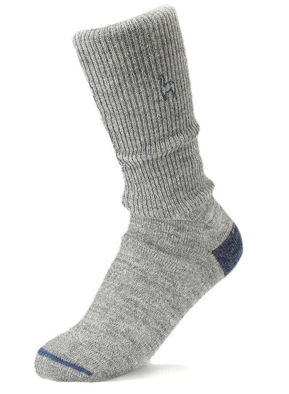 Alpaca Socks - Business - Smoke: Large
