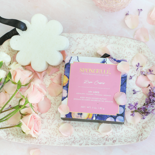 Spongellé - Rose Cassis Boxed Flower