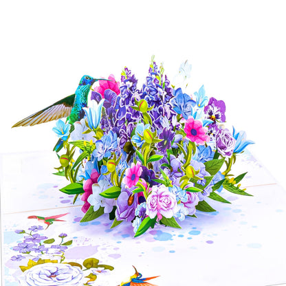 Wonder Paper Art - Flower Garden Pop Up Card - 3D Card