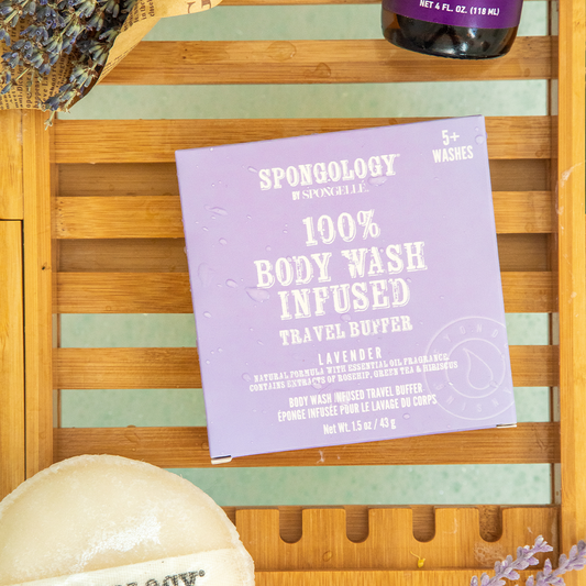 Spongellé - Lavender Spongology Travel Buffer