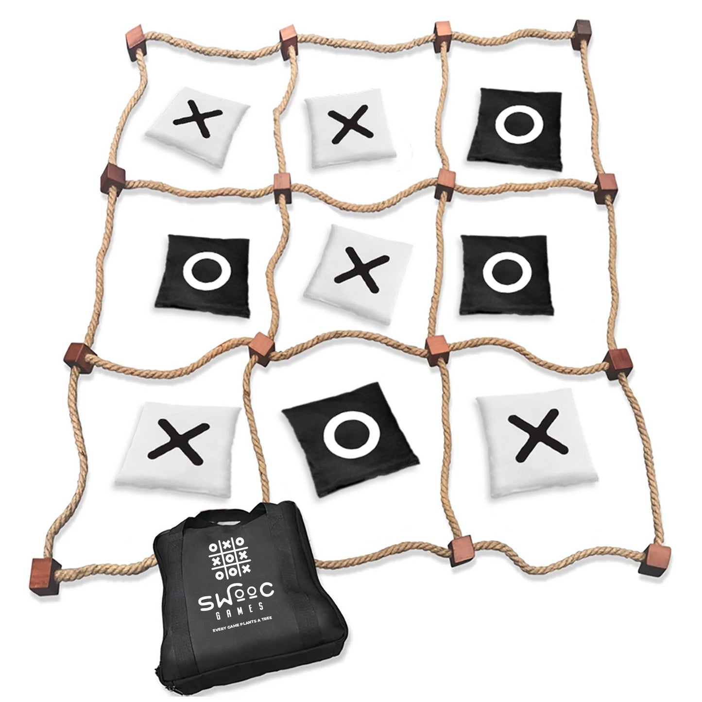 Swooc Games - Giant Tic Tac Toe Bean Bag Toss Game