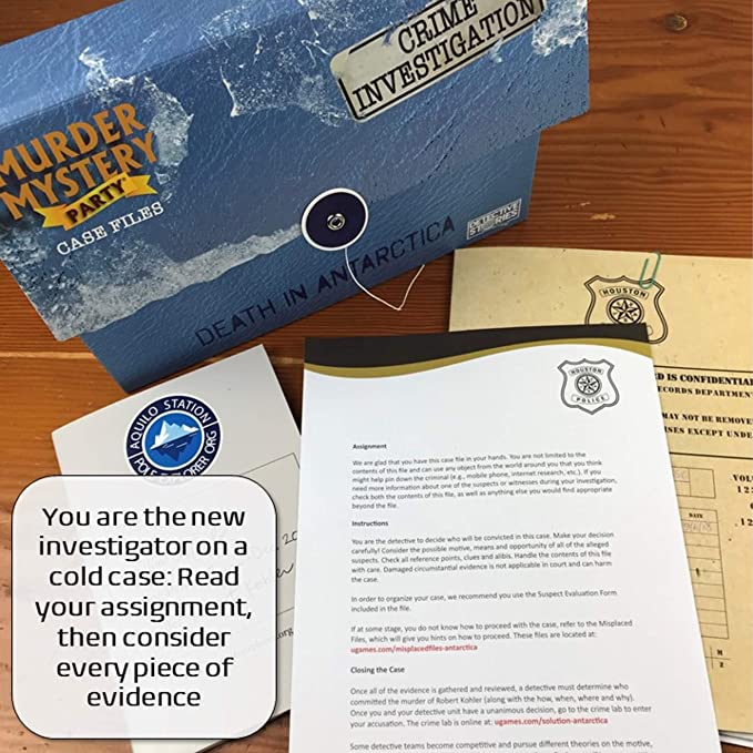 Death In Antarctica Murder Mystery Game