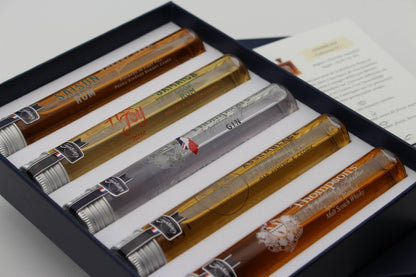 Compose - Coffret Cadeau 5 Spiritueux (2 Rhums - 2 Whiskies - 1 Gin)