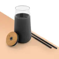 JoyJolt - Large Tumbler Cup with Lid, Sleeve and Two Straws