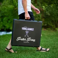 Yard Games - Putter Pong Putting Game with Putter and Golf Mat